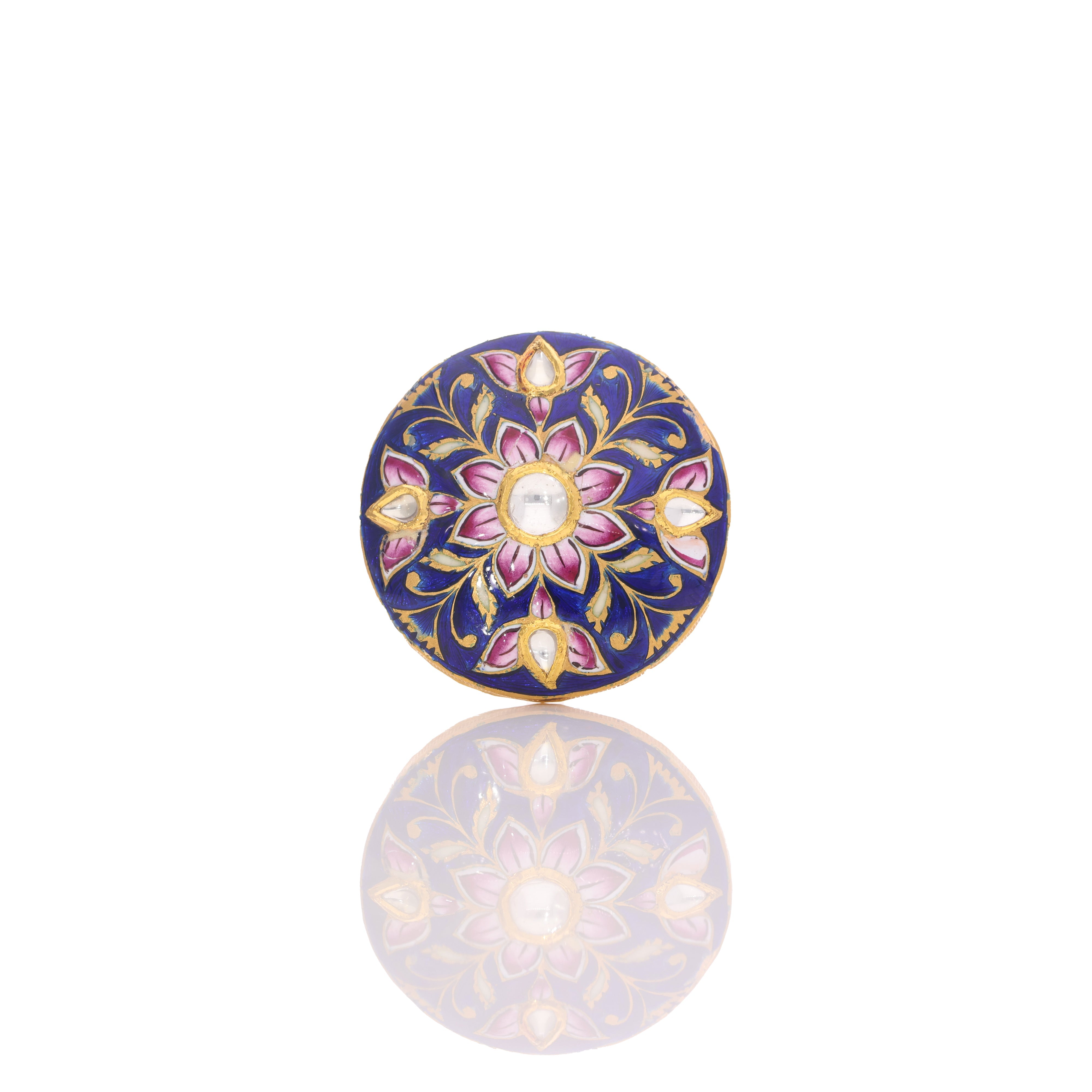 Floral Grace Gold Ring