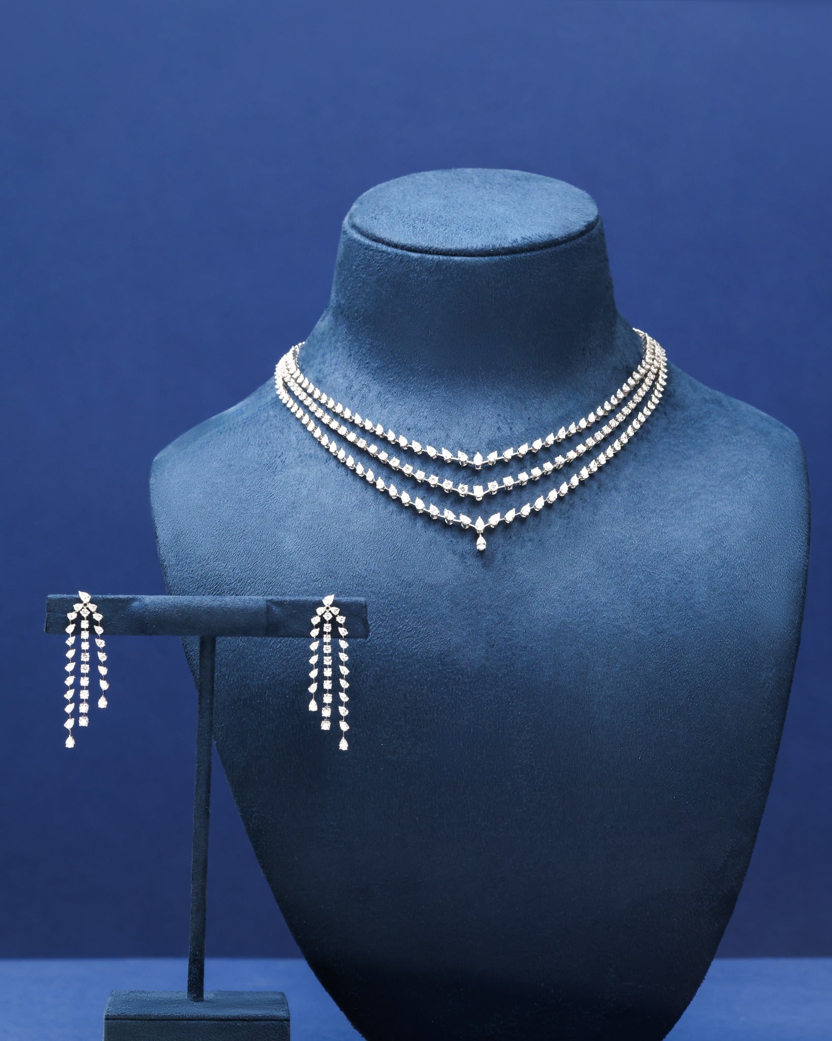 Triple-Strand Radiance Necklace Set