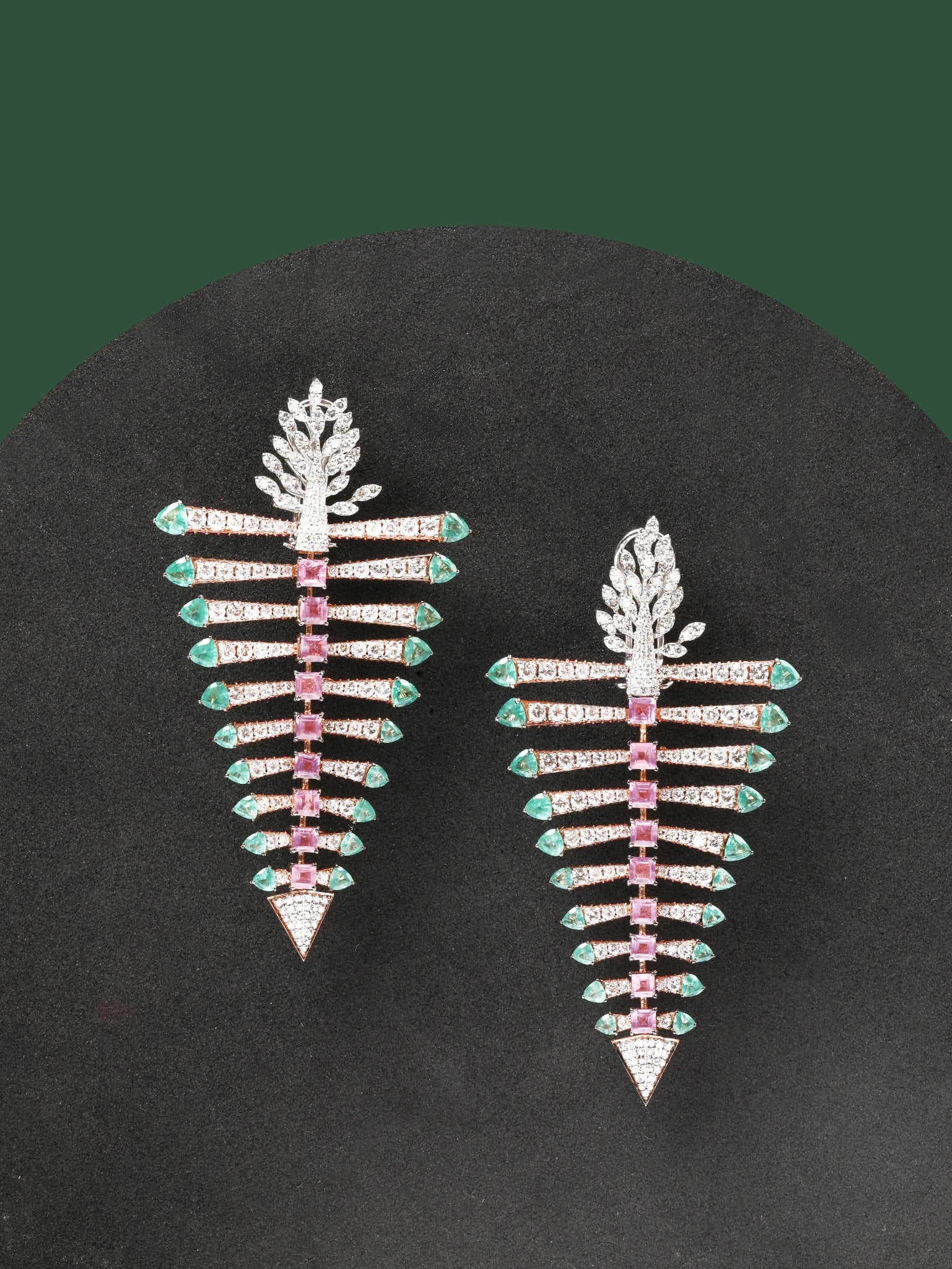 Botanica Diamond Statement Earrings