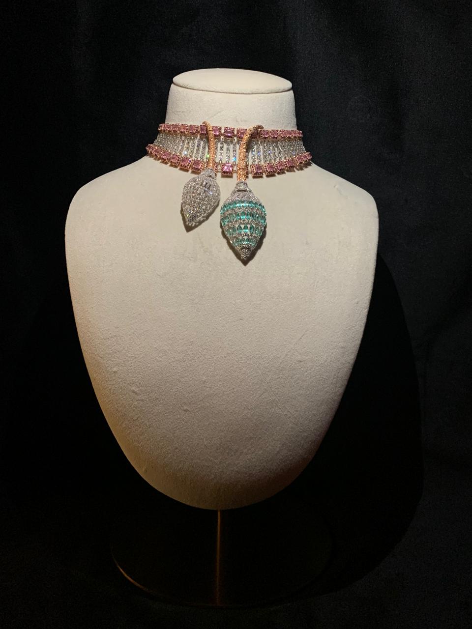 Aurora Cascade Choker Set