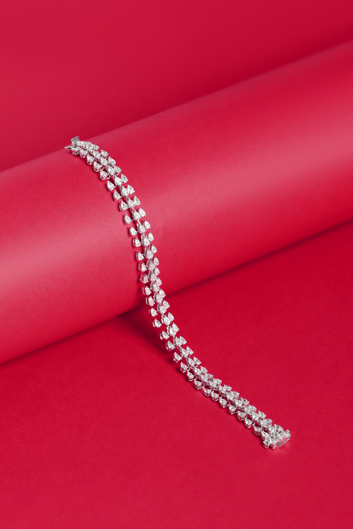 Marquise Cascade Diamond-Style Bracelet