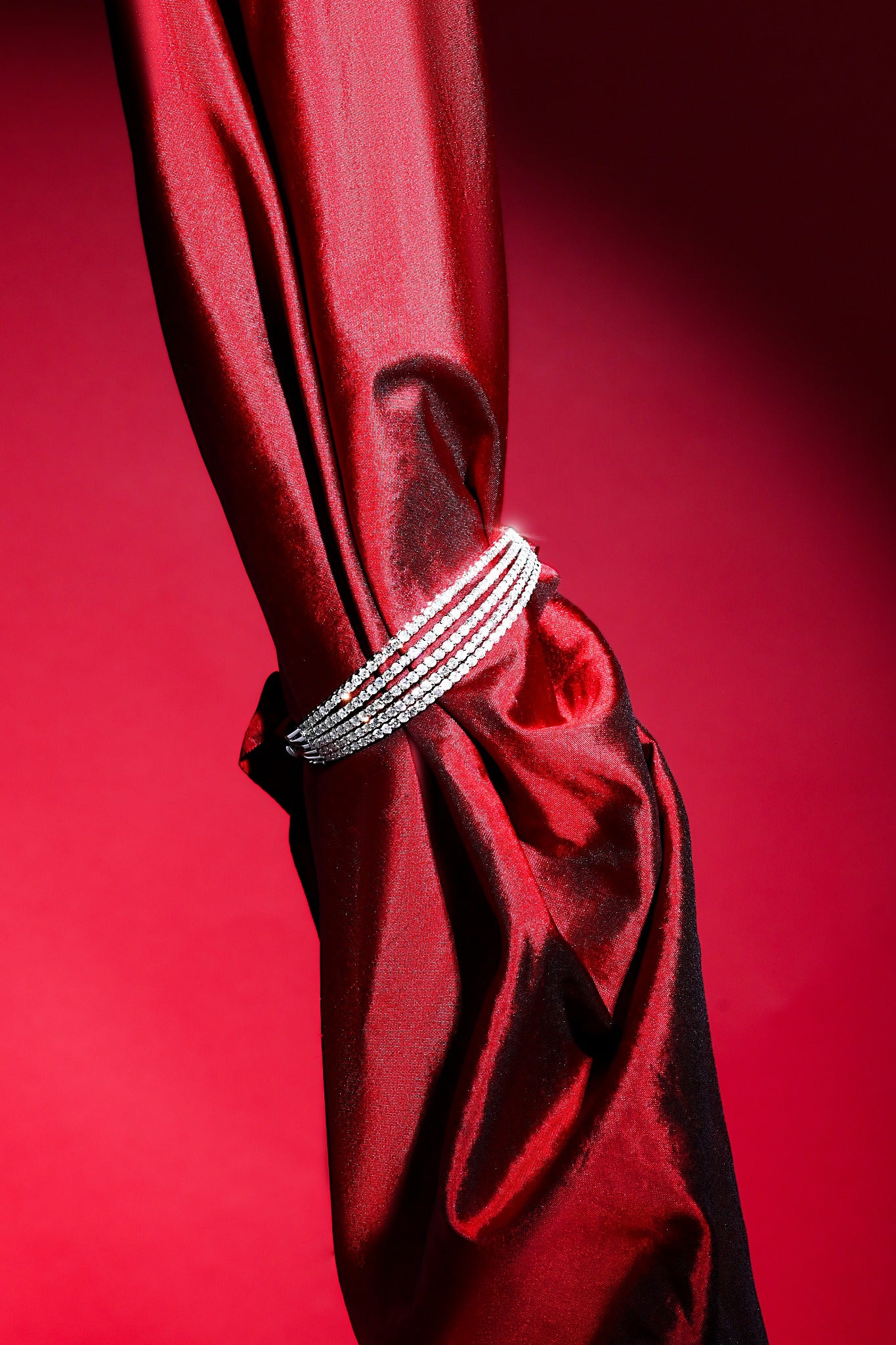 Five-Row Pavé Radiance Bracelet